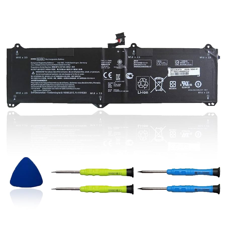 Amazon.com: OUWEE OL02XL Laptop Battery Compatible with HP